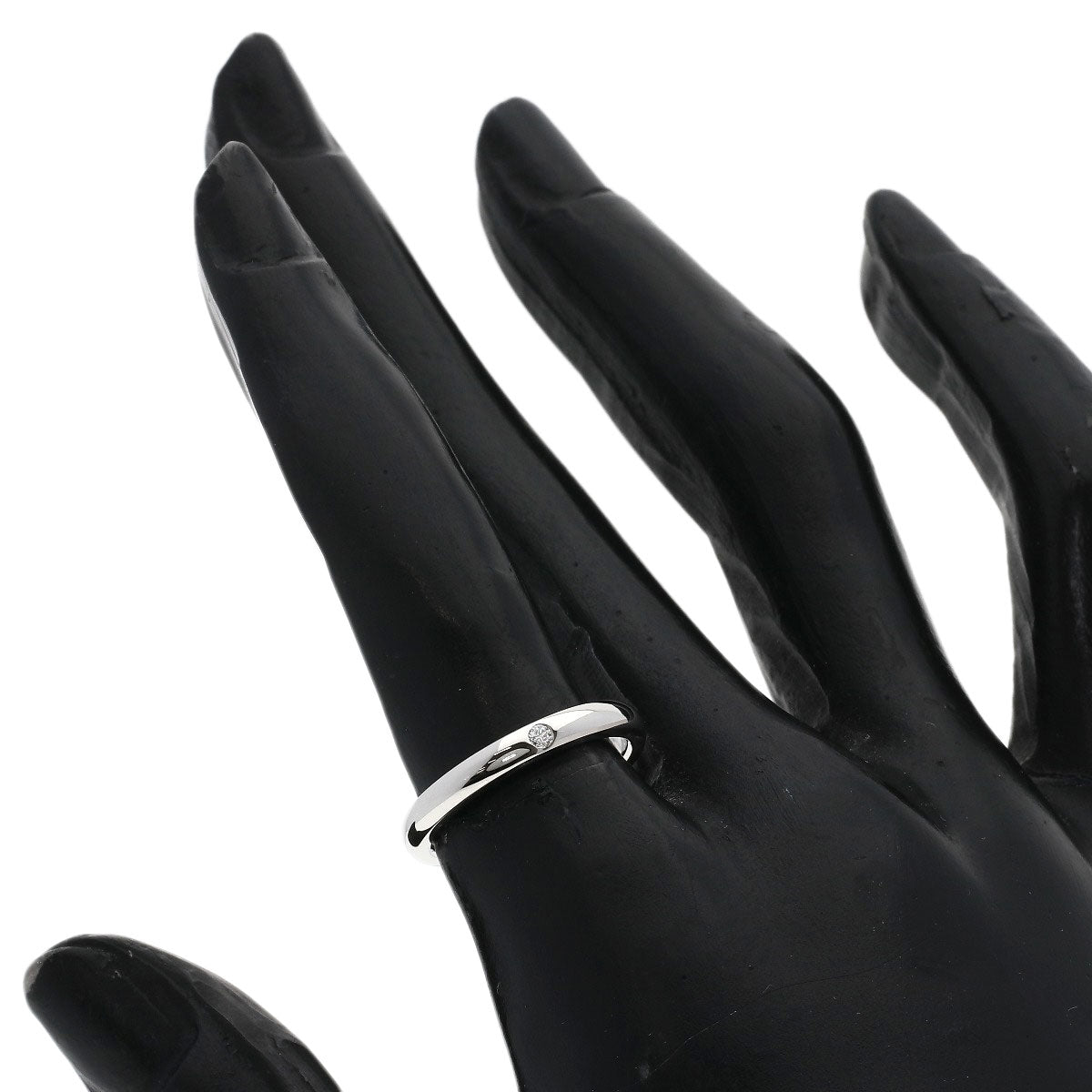 TIFFANY&Co. Wedding 1P Diamond Ring Platinum PT950 Ladies [Used]