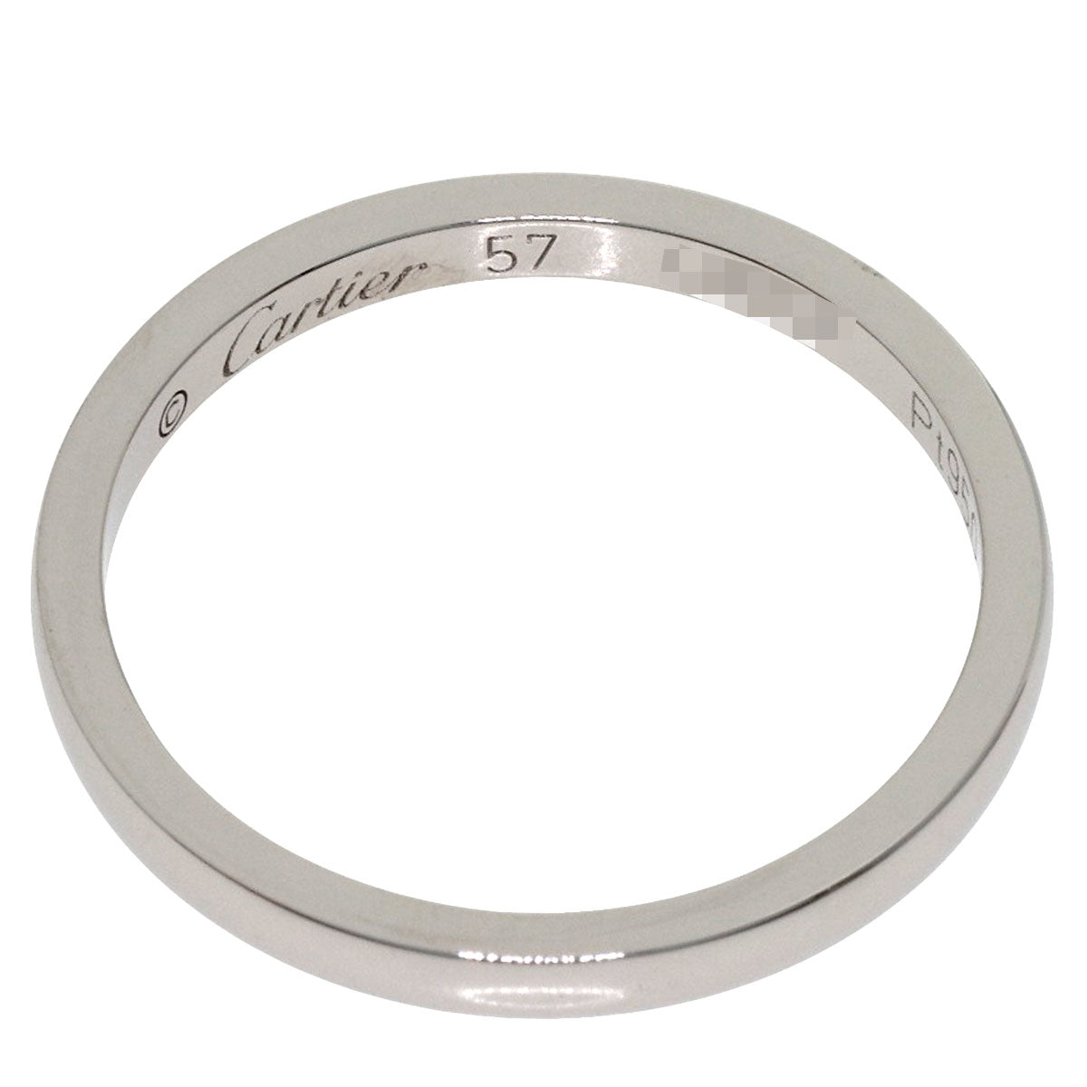 CARTIER Wedding #57 Ring Platinum PT950 Ladies [Used]