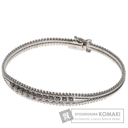 0.56ct Diamond Bracelet K18 White Gold 17g　Ladies