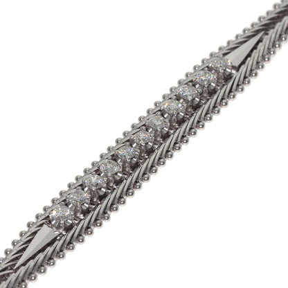 0.56ct Diamond Bracelet K18 White Gold 17g　Ladies