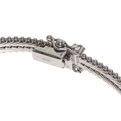 0.56ct Diamond Bracelet K18 White Gold 17g　Ladies