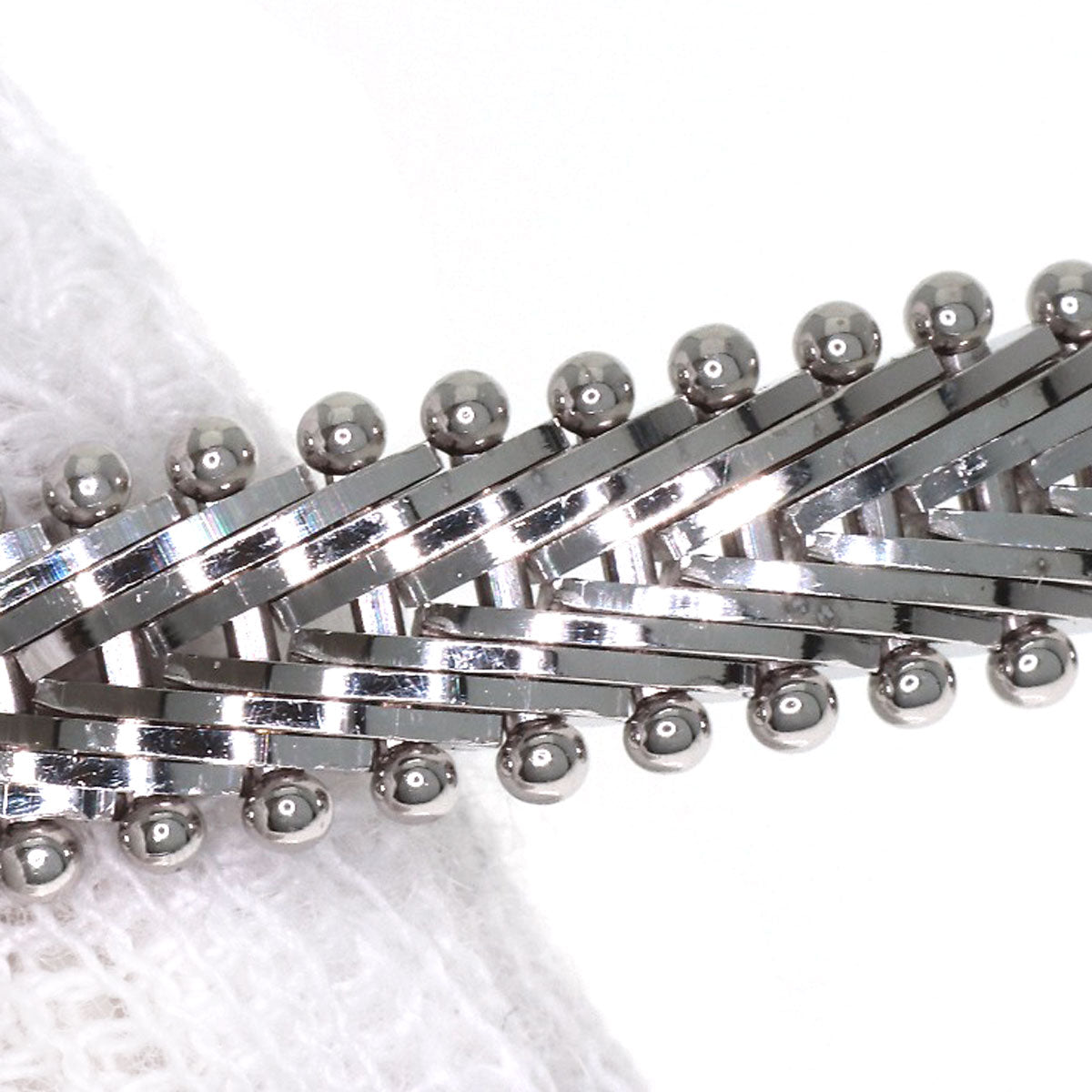 0.56ct Diamond Bracelet K18 White Gold 17g　Ladies