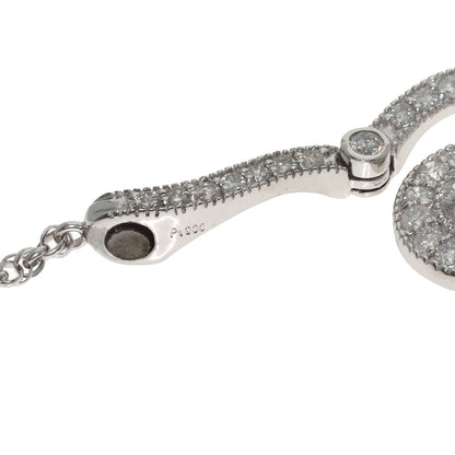 2ct Diamond Necklace Platinum PT900 PT850 15.2g　Ladies