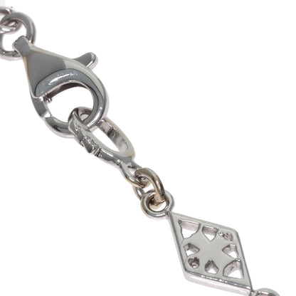 3ct Crown Diamond Necklace K18 White Gold 39.6g　mens