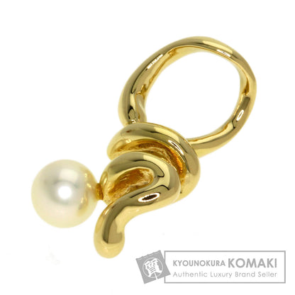 MIKIMOTO Perlita Pearl Pearl Pendant top K18 Yellow Gold Ladies [Used]