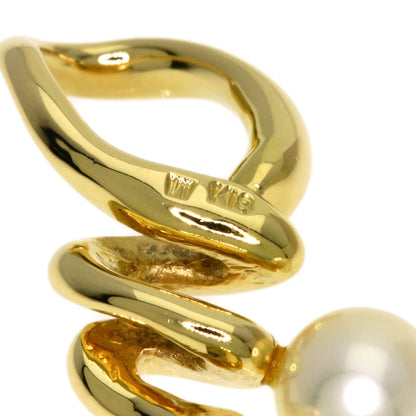 MIKIMOTO Perlita Pearl Pearl Pendant top K18 Yellow Gold Ladies [Used]