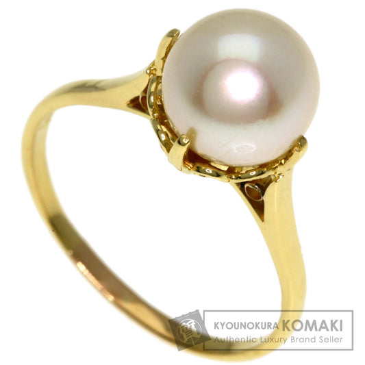 MIKIMOTO Pearl Pearl Ring K18 Yellow Gold Ladies [Used]