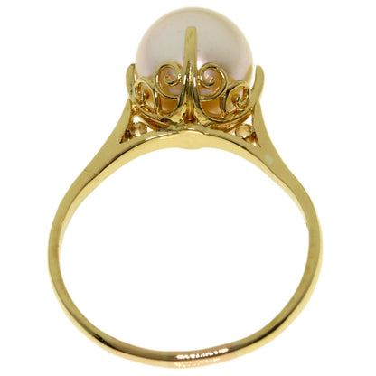 MIKIMOTO Pearl Pearl Ring K18 Yellow Gold Ladies [Used]