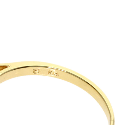 MIKIMOTO Pearl Pearl Ring K14 Yellow Gold Ladies [Used]