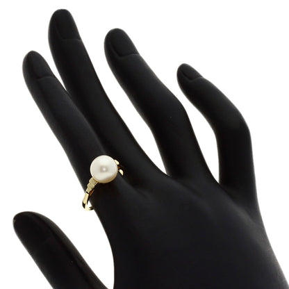 MIKIMOTO Pearl Pearl Ring K14 Yellow Gold Ladies [Used]