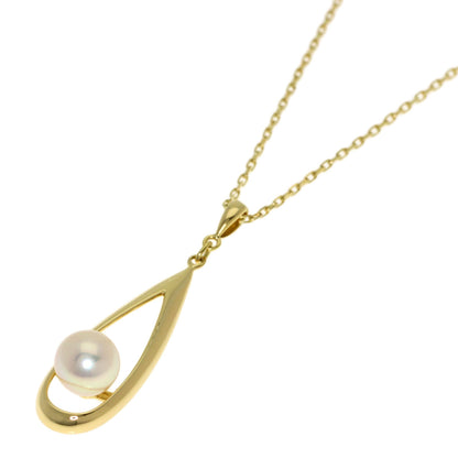 MIKIMOTO Pearl Pearl Necklace K18 Yellow Gold Ladies [Used]
