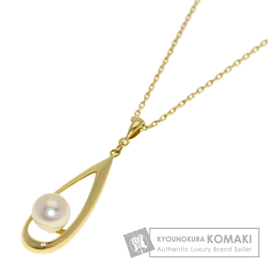 MIKIMOTO Pearl Pearl Necklace K18 Yellow Gold Ladies [Used]