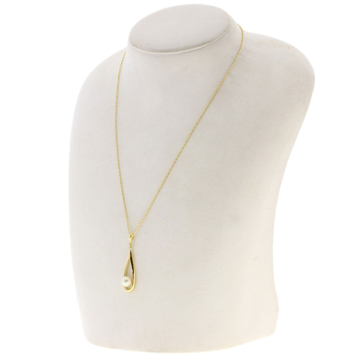 MIKIMOTO Pearl Pearl Necklace K18 Yellow Gold Ladies [Used]