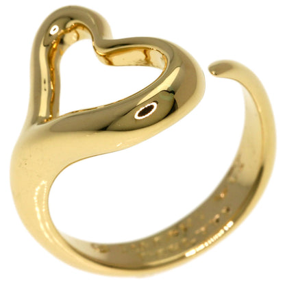 TIFFANY&Co. Open heart Ring K18 Yellow Gold Ladies [Used]