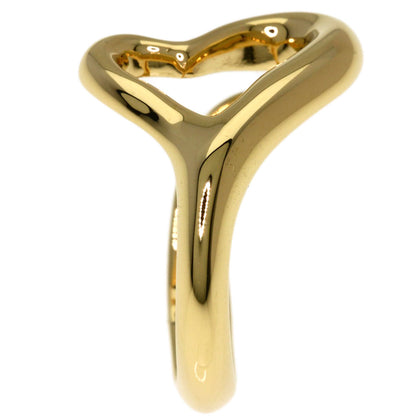 TIFFANY&Co. Open heart Ring K18 Yellow Gold Ladies [Used]