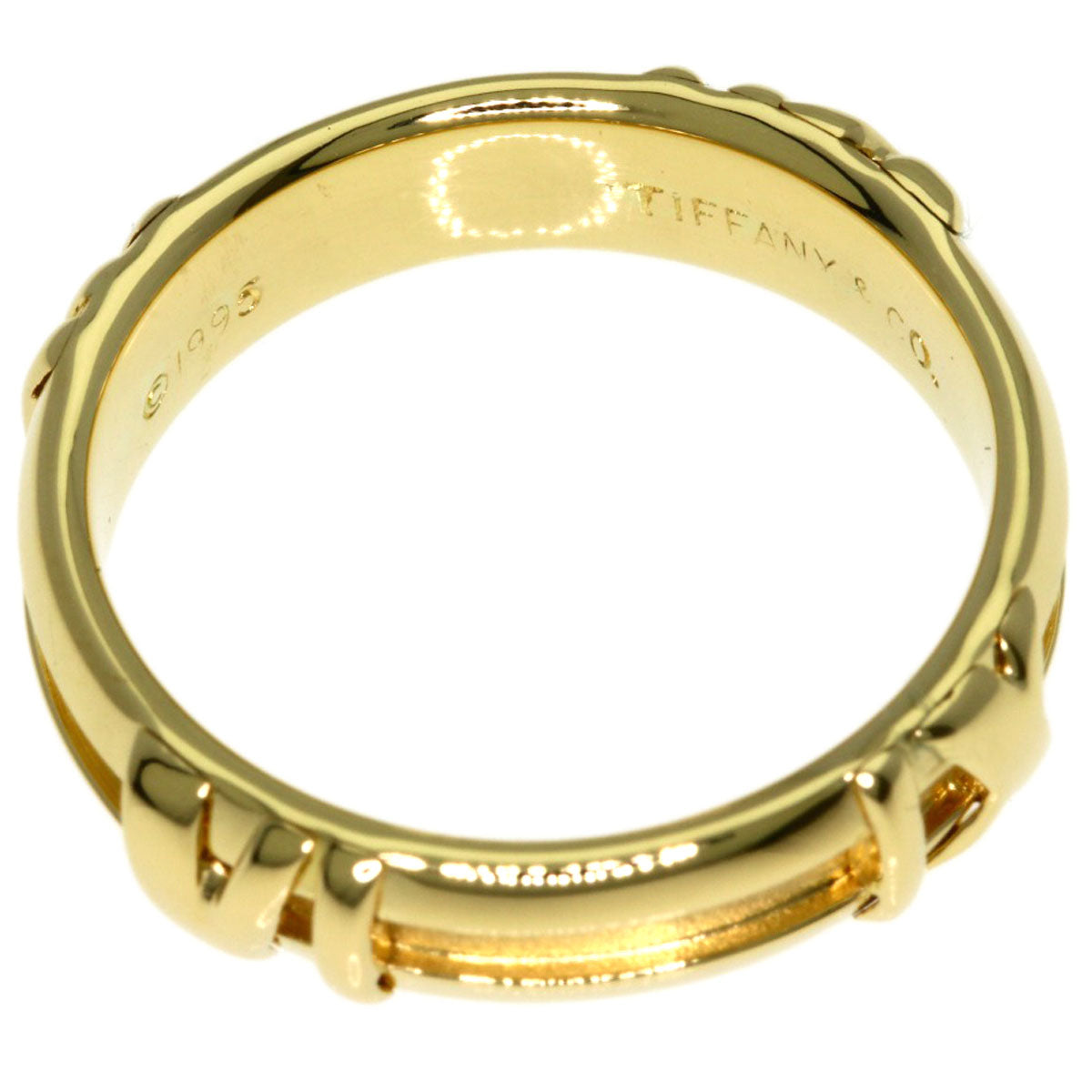 TIFFANY&Co. Atlas Ring K18 Yellow Gold Ladies [Used]