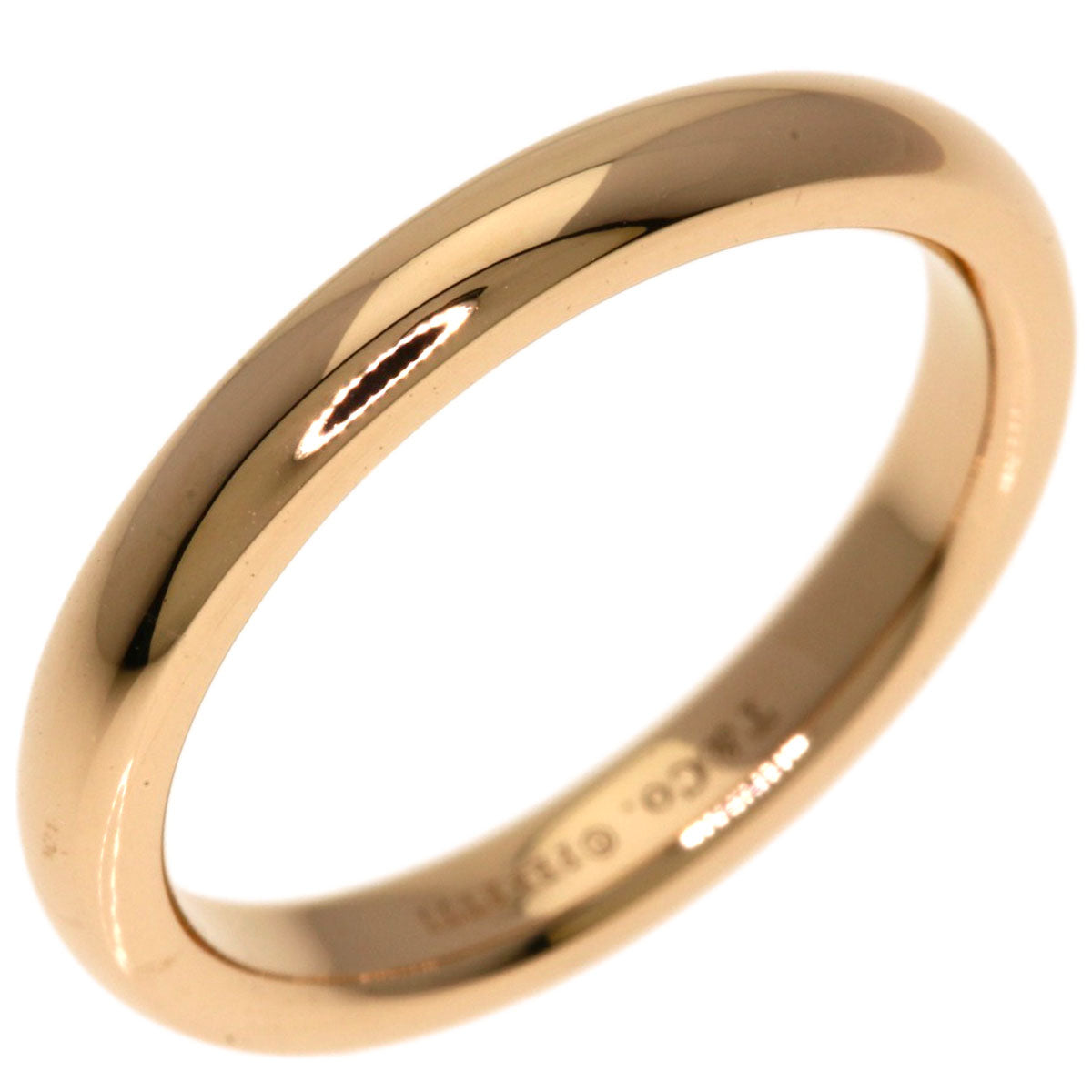 TIFFANY&Co. wedding Ring K18 Pink Gold Ladies [Used]