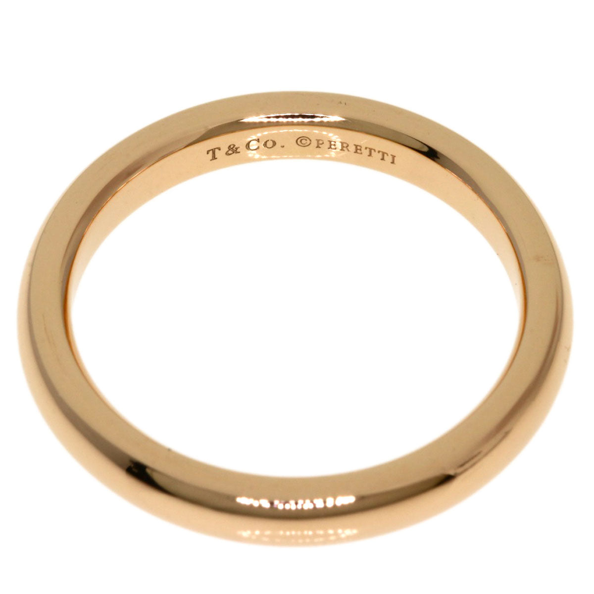 TIFFANY&Co. wedding Ring K18 Pink Gold Ladies [Used]