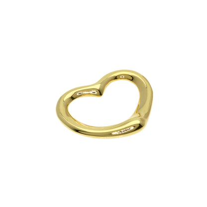 TIFFANY&Co. Open Heart TOP Pendant top K18 Yellow Gold Ladies [Used]