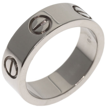 CARTIER love ring #50 Ring K18 White Gold Ladies [Used]