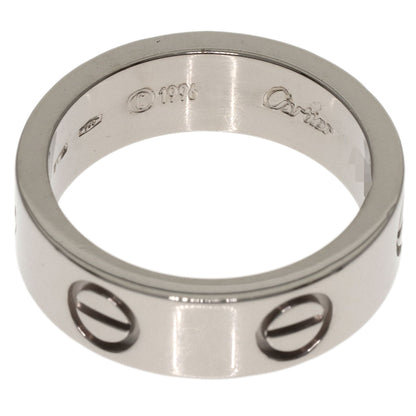 CARTIER love ring #50 Ring K18 White Gold Ladies [Used]