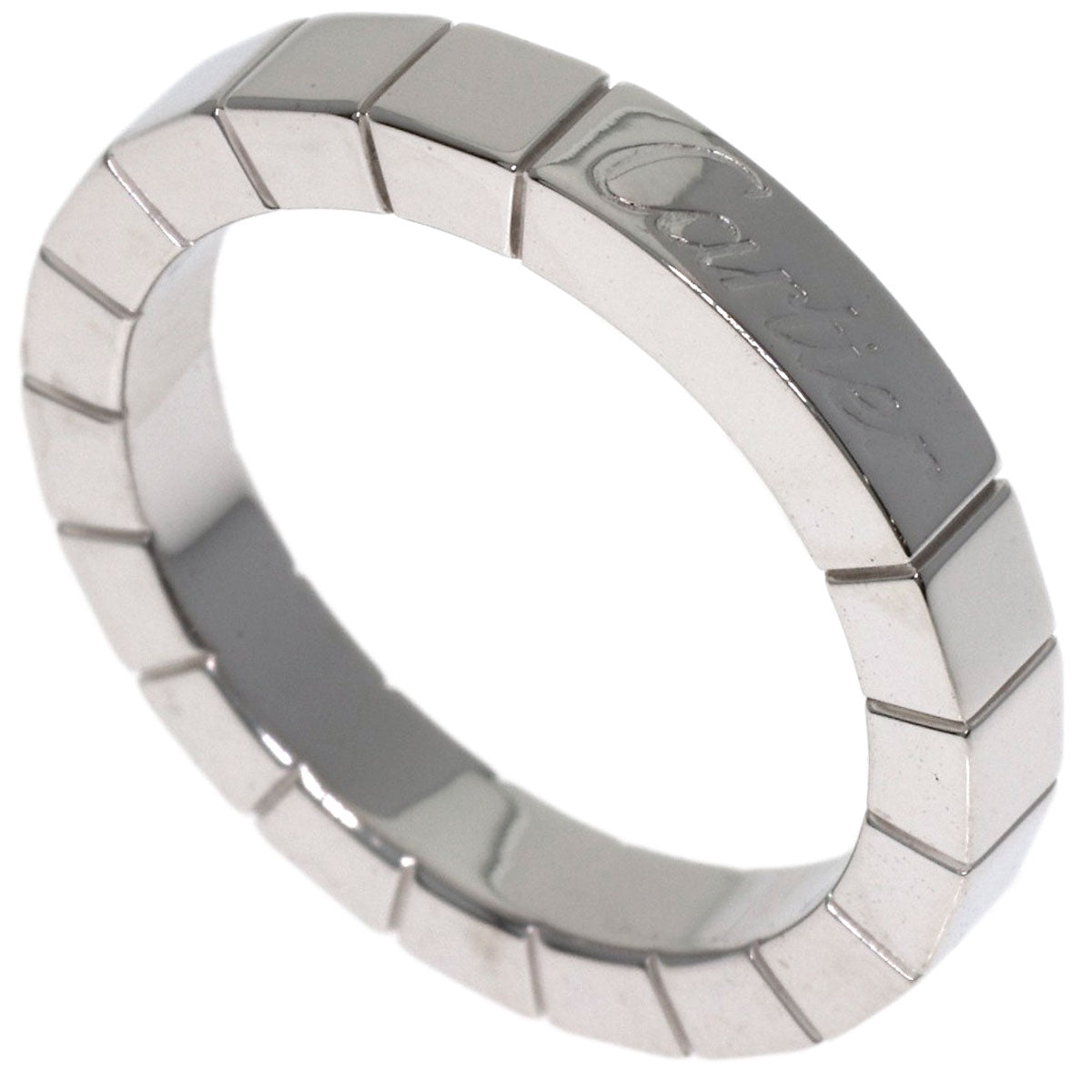 CARTIER Lanier # 47 Ring K18 White Gold Ladies [Used]