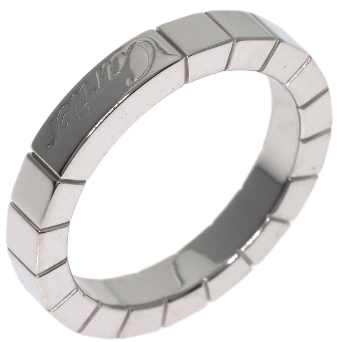 CARTIER Lanier # 47 Ring K18 White Gold Ladies [Used]