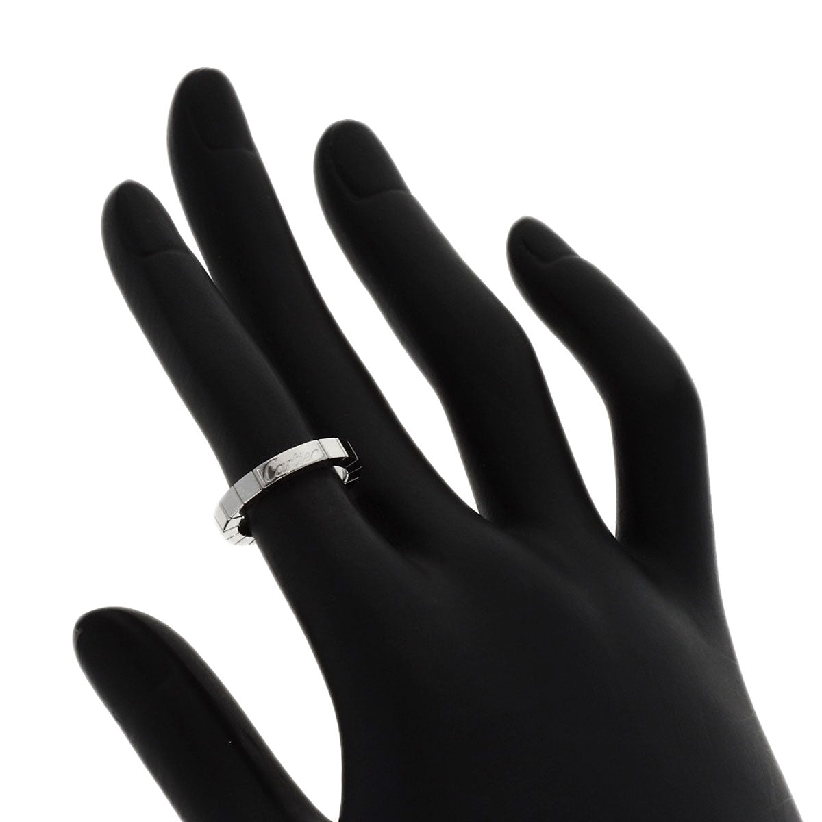 CARTIER Lanier # 47 Ring K18 White Gold Ladies [Used]