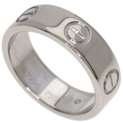 CARTIER love ring #50 Ring K18 White Gold Ladies [Used]