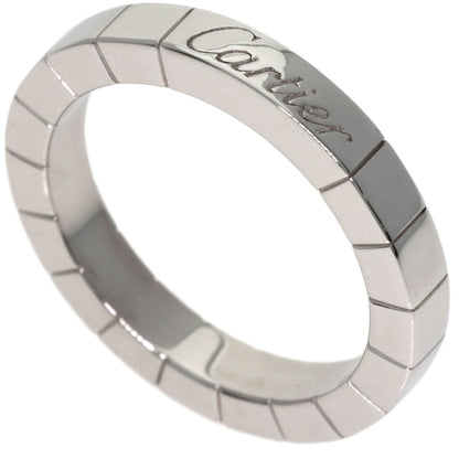 CARTIER Laniere # 48 Ring K18 White Gold Ladies [Used]