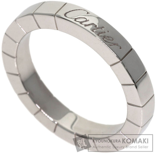 CARTIER Laniere # 48 Ring K18 White Gold Ladies [Used]
