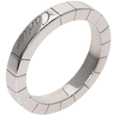 CARTIER Laniere # 48 Ring K18 White Gold Ladies [Used]