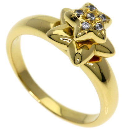 TASAKI swing diamond Ring K18 Yellow Gold Ladies [Used]