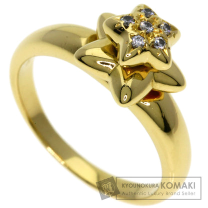 TASAKI swing diamond Ring K18 Yellow Gold Ladies [Used]
