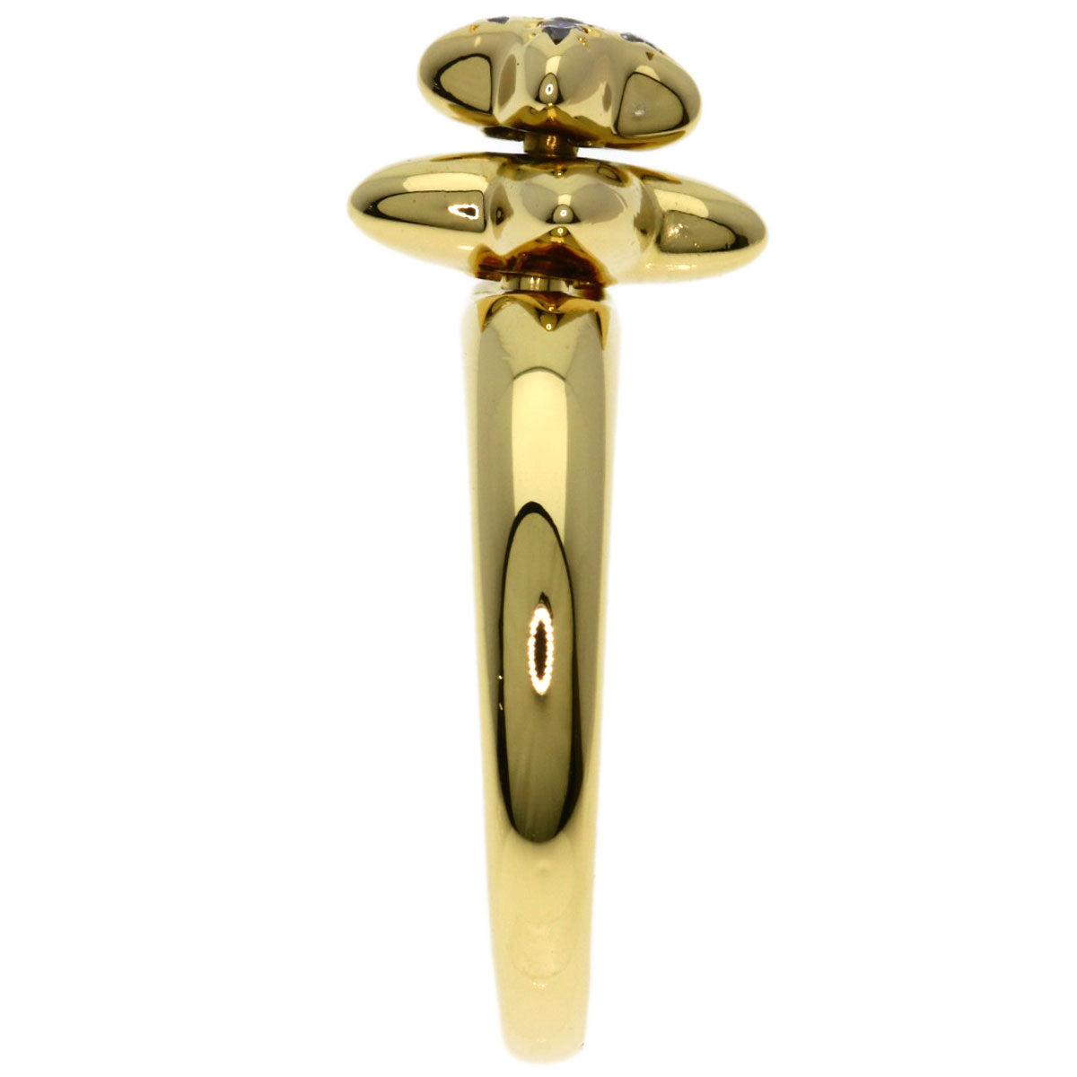 TASAKI swing diamond Ring K18 Yellow Gold Ladies [Used]