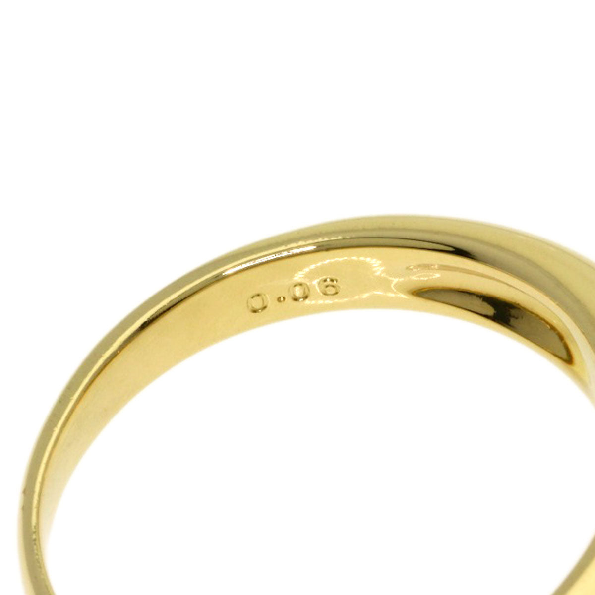TASAKI swing diamond Ring K18 Yellow Gold Ladies [Used]
