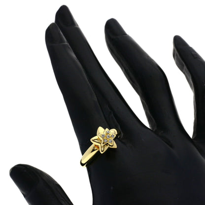 TASAKI swing diamond Ring K18 Yellow Gold Ladies [Used]