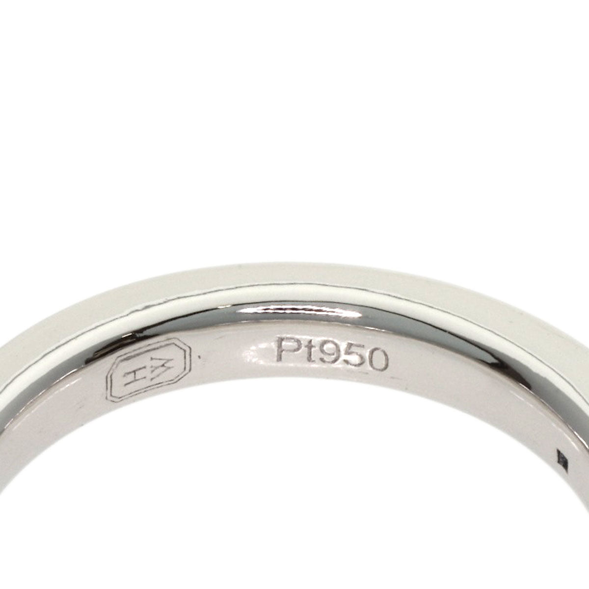 HARRY WINSTON Princess cut band ring with diamond Ring Platinum PT950 Ladies [Used]