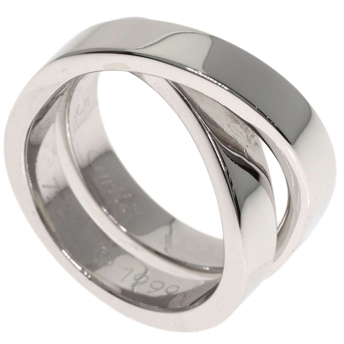 CARTIER Parising # 51 Ring K18 White Gold Ladies [Used]