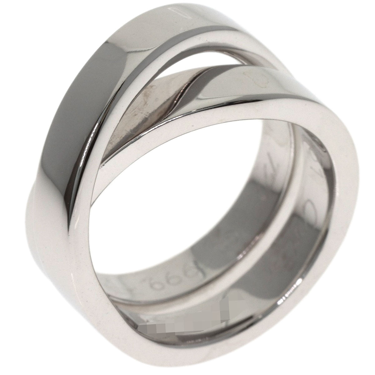 CARTIER Parising # 51 Ring K18 White Gold Ladies [Used]