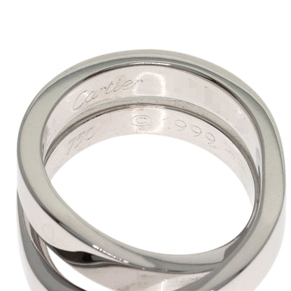 CARTIER Parising # 51 Ring K18 White Gold Ladies [Used]