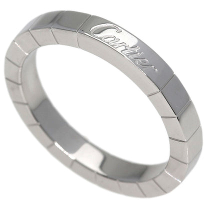 CARTIER Laniere # 54 Ring K18 White Gold Ladies [Used]