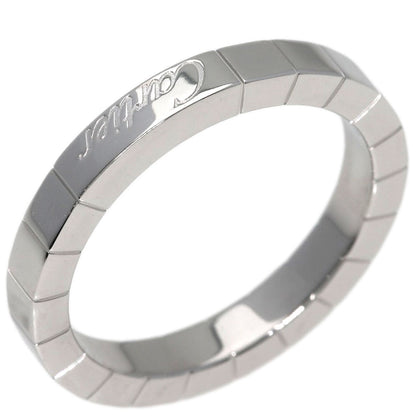 CARTIER Laniere # 54 Ring K18 White Gold Ladies [Used]