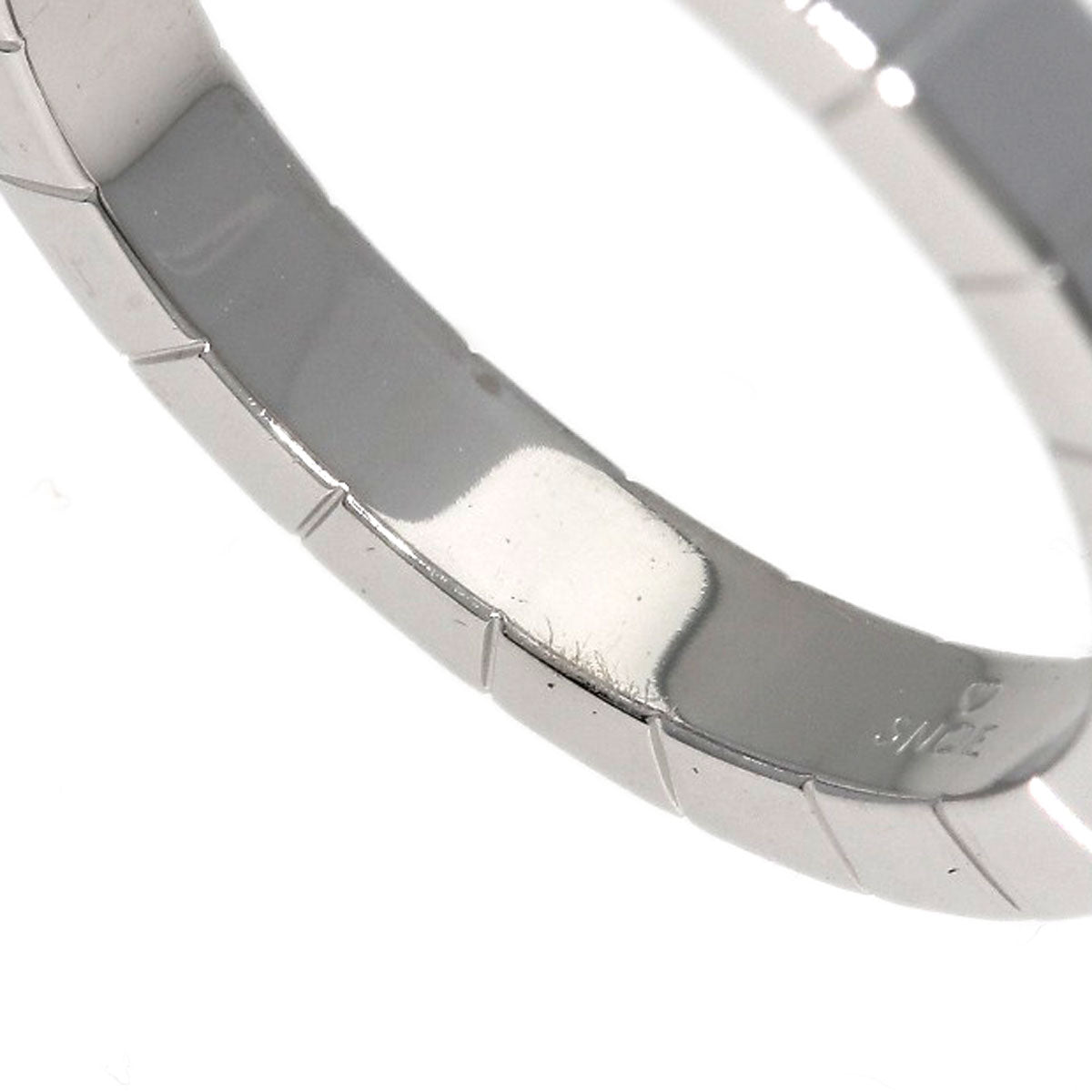 CARTIER Laniere # 54 Ring K18 White Gold Ladies [Used]