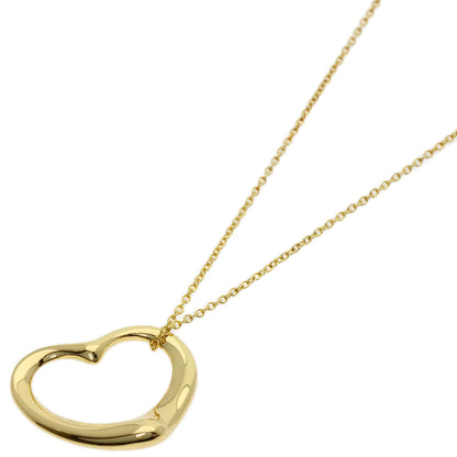 TIFFANY&Co. Open heart Necklace K18 Yellow Gold Ladies [Used]