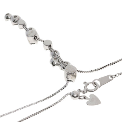 0.7ct Diamond Necklace K18 White Gold 5.1g　Ladies