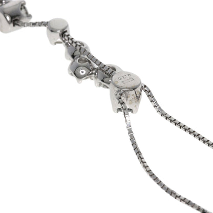 0.7ct Diamond Necklace K18 White Gold 5.1g　Ladies