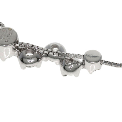 0.7ct Diamond Necklace K18 White Gold 5.1g　Ladies