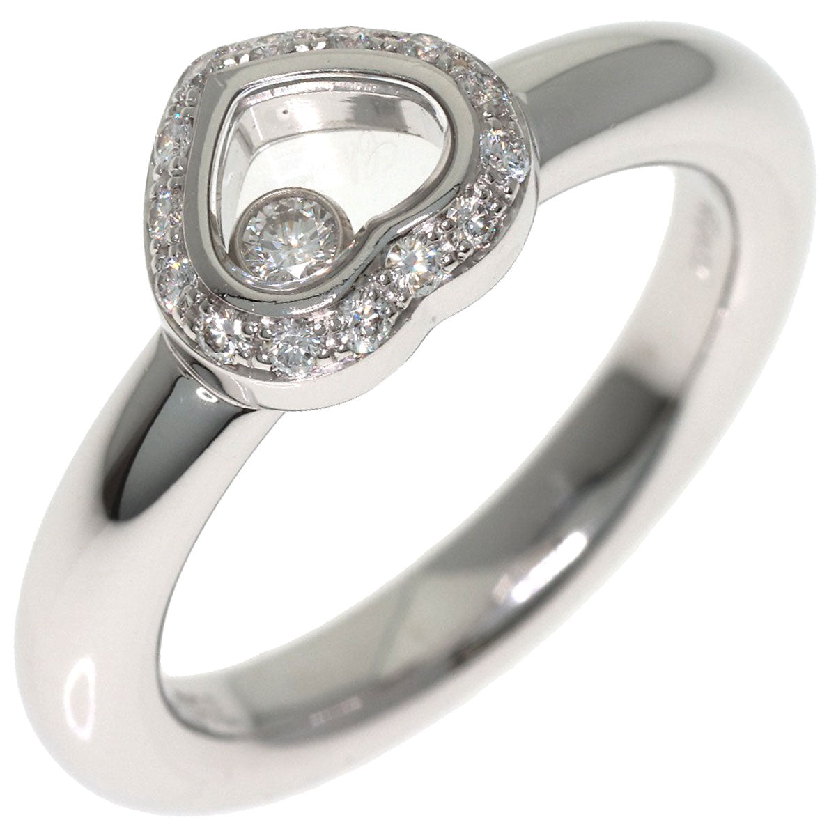 Chopard Happy diamond Ring K18 White Gold Ladies [Used]