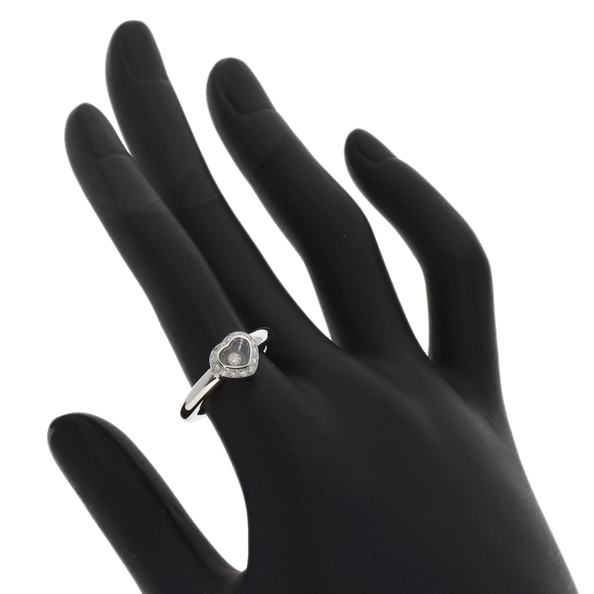 Chopard Happy diamond Ring K18 White Gold Ladies [Used]